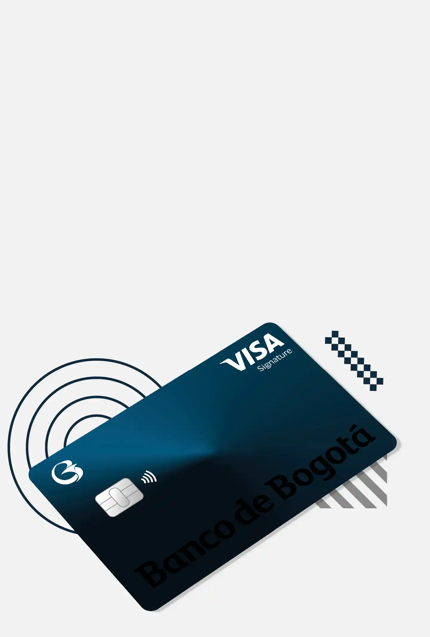Tarjeta de crédito signature y black