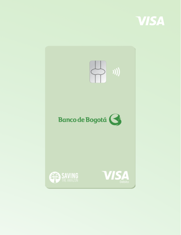 Tarjeta débito Amazonia Banco de Bogotá